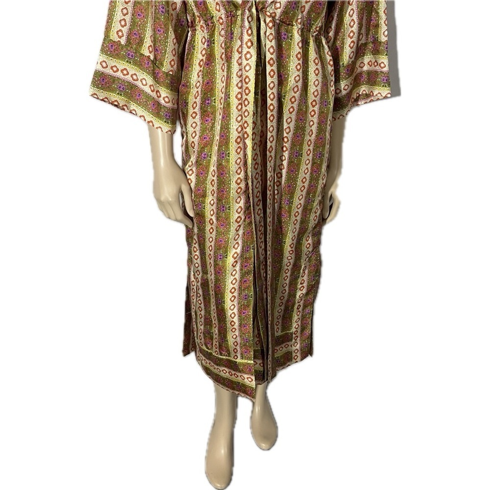 NWT Sandro Retro Floral Silk Tunic Dress - Picture 10 of 14
